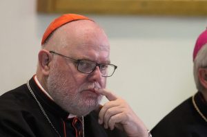 Cardinal Reinhard Marx of Munich and Freising, who has been accused of failing to remove an abusive priest in 2006, at a press conference in Rome, Oct. 5, 2015. (Credit: Bohumil Petrik/CNA.)